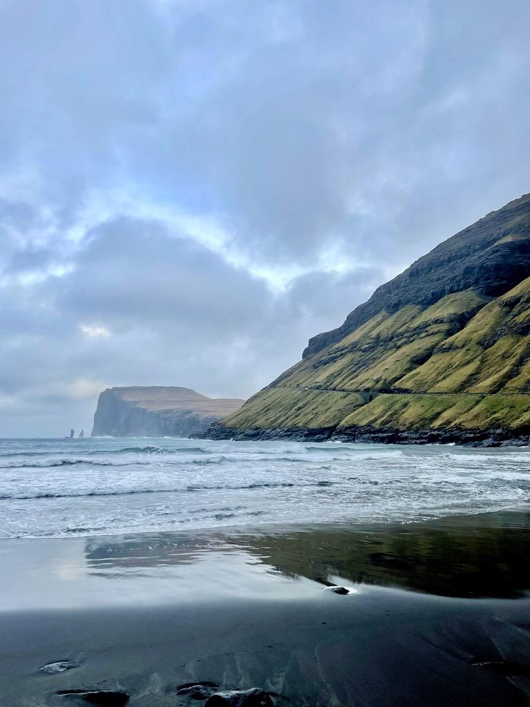 Black sand beach, Faroe Islands