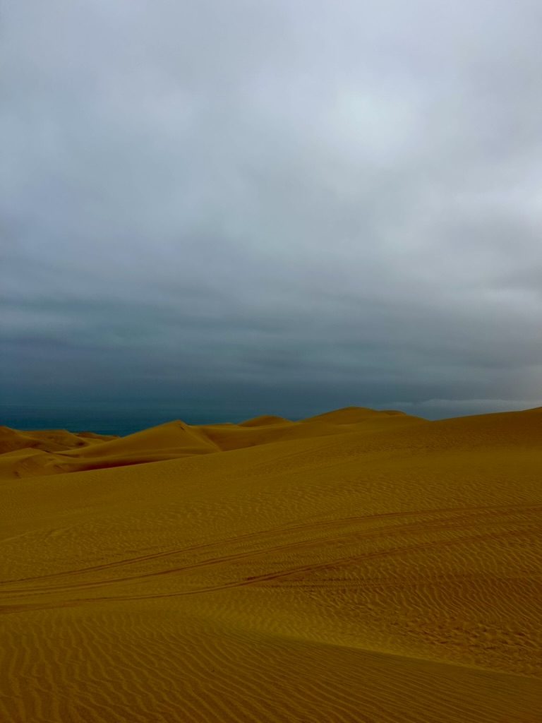 Sand dunes at Sandwich Harbour, Namibia